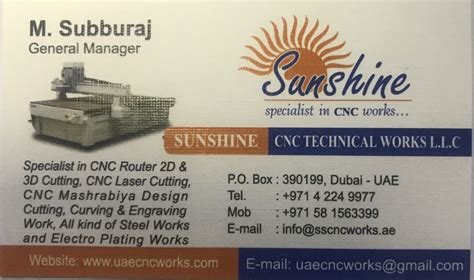 sunshine cnc technical works